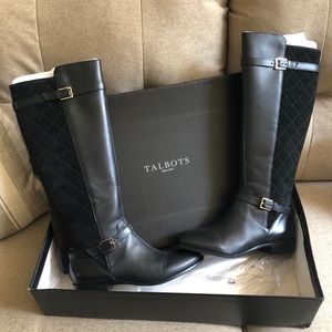 Talbots Women’s Tish Riding Boots Leather